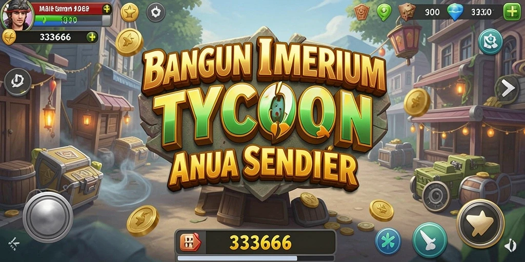 Tampilan menarik dari gameplay 333666 yang penuh strategi Tycoon.