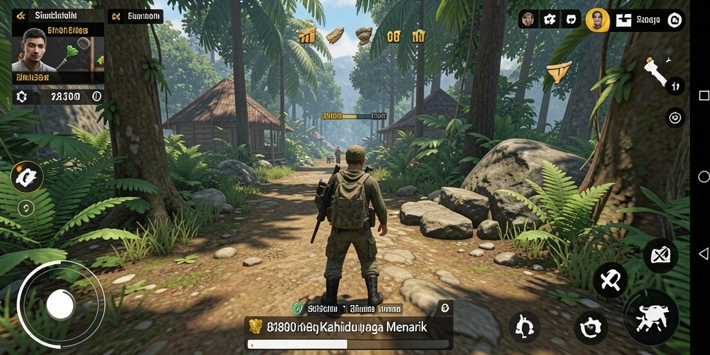 Tampilan gameplay menarik dari 8180 yang menampilkan kustomisasi karakter.