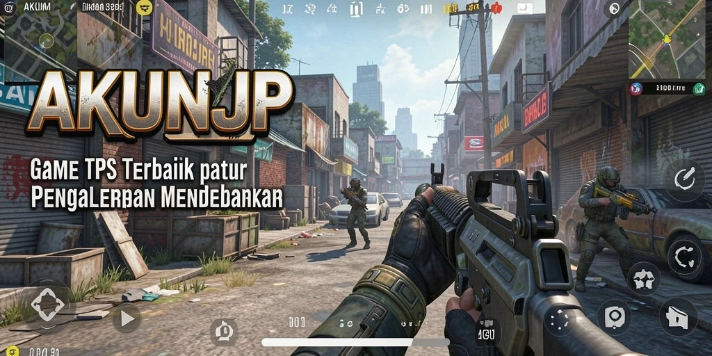 Gameplay seru AKUNJP dengan aksi pertempuran yang intens.