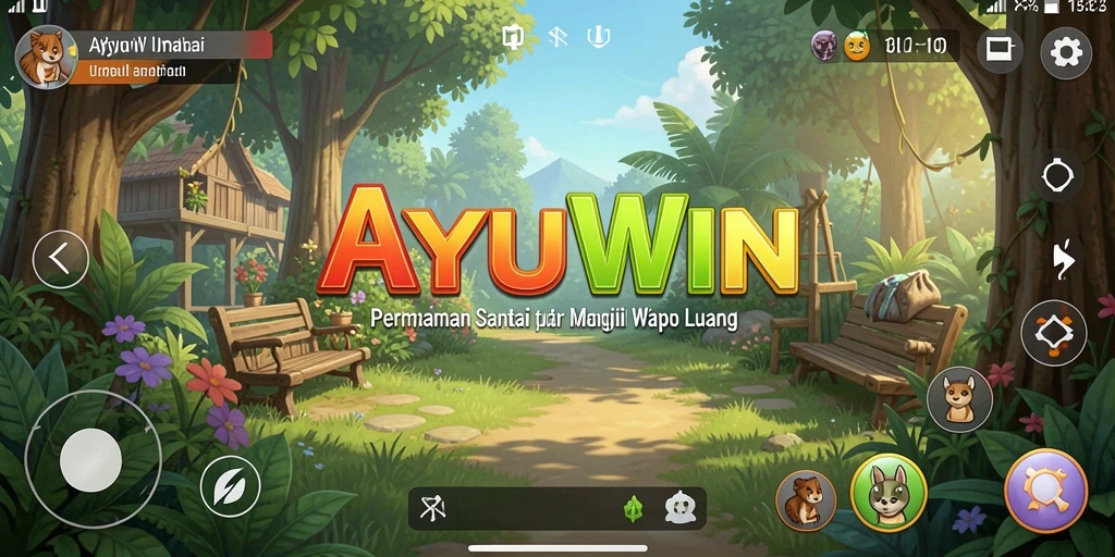 Screenshot gameplay AYUWIN yang mengasyikkan dan penuh warna.