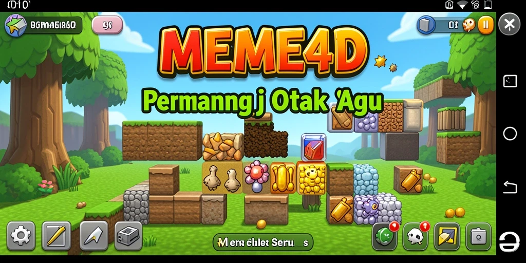 Screenshot gameplay MEME4D dengan tantangan Puzzle yang mengasyikkan.