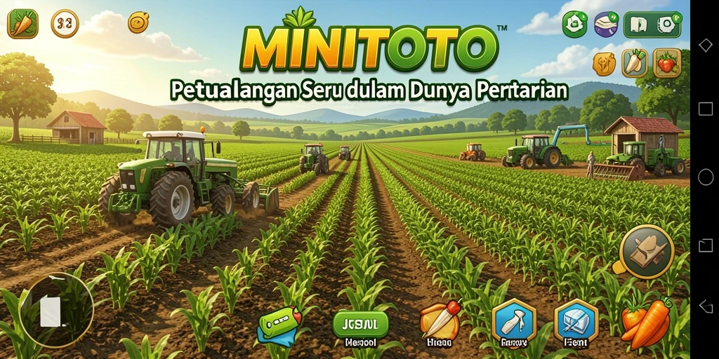 Tampilan action-packed gameplay hobi pertanian di MINITOTO.
