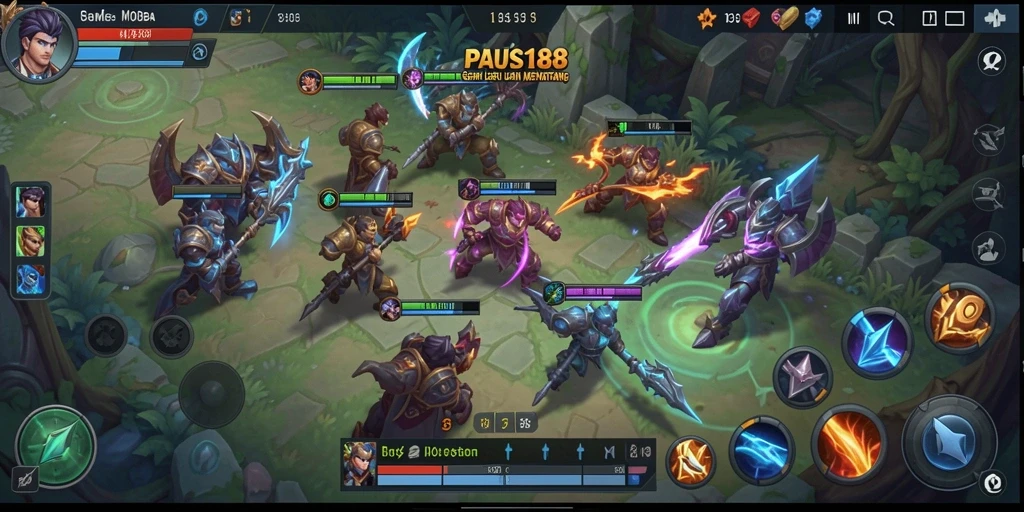 Tampilan gameplay seru dalam PAUS188 dengan karakter unik dan aksi memukau.