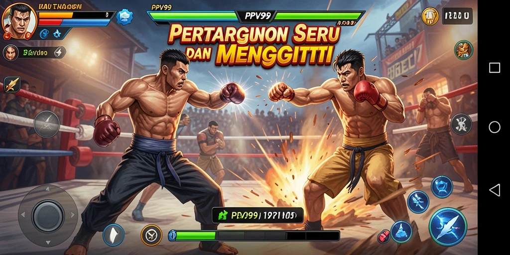 Gameplay seru dan dinamis di PPV99 dengan karakter bertarung.