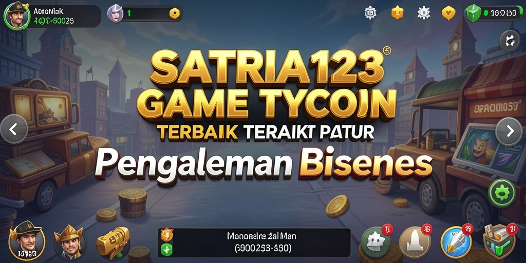 Tampilan gameplay SATRIA123 yang menarik dan penuh strategi Tycoon.