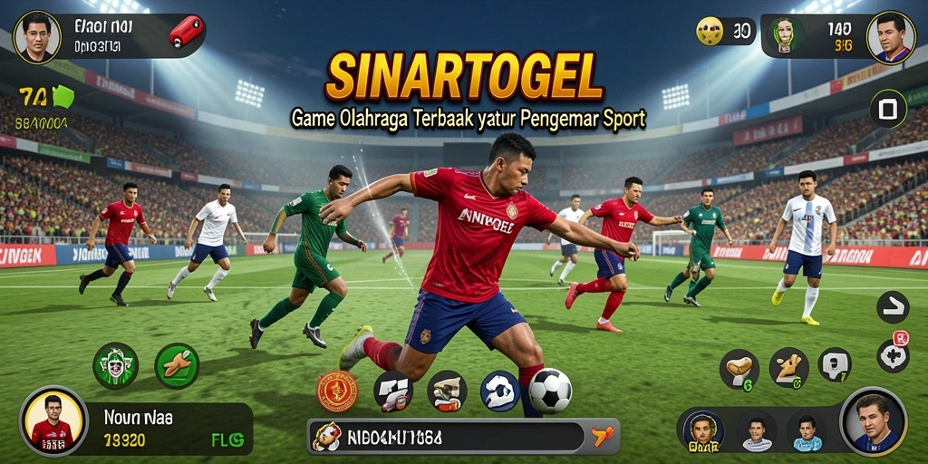Screenshot gameplay SINARTOGEL yang menampilkan suasana pertandingan olahraga.