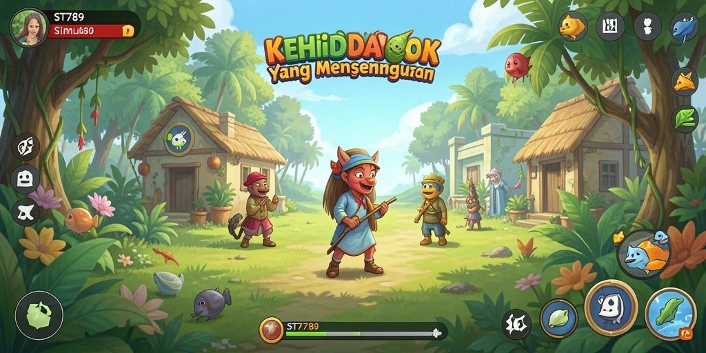 Tampilan gameplay ST789 yang menarik dan penuh warna.